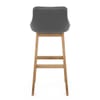 Breeze Wooden Stool Grey