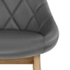 Breeze Wooden Stool Grey