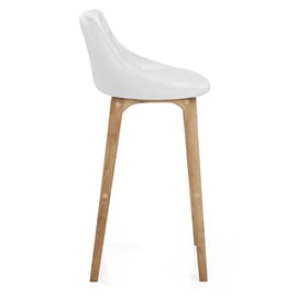 Breeze Wooden Stool White