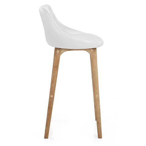 Breeze Wooden Stool White