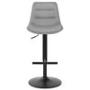 Lattice Stool Grey Fabric
