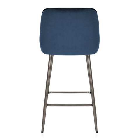Brisbane Bar Stool Blue Velvet
