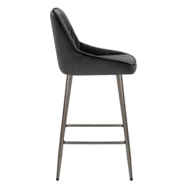 Brisbane Bar Stool Black Velvet