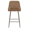 Brisbane Bar Stool Brown Velvet