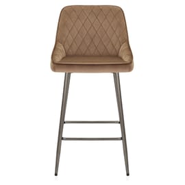 Brisbane Bar Stool Brown Velvet