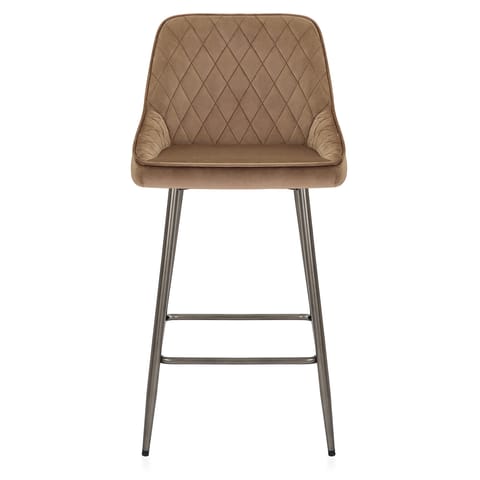 Brisbane Bar Stool Brown Velvet