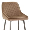 Brisbane Bar Stool Brown Velvet