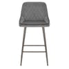 Brisbane Bar Stool Grey Velvet