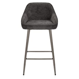 Cairns Bar Stool Charcoal Fabric