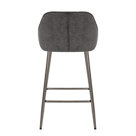Cairns Bar Stool Charcoal Fabric