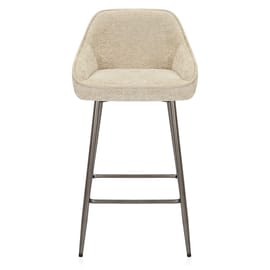 Cairns Bar Stool Beige Fabric