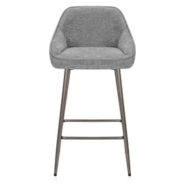 Cairns Bar Stool Grey Fabric