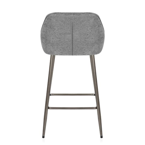 Cairns Bar Stool Grey Fabric