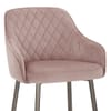 Sydney Bar Stool Pink Velvet