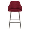 Sydney Bar Stool Red Velvet