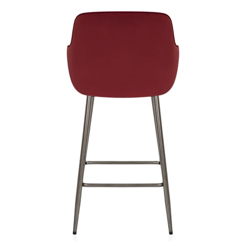 Sydney Bar Stool Red Velvet