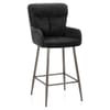Albany Bar Stool Black Fabric