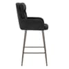 Albany Bar Stool Black Fabric