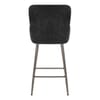 Albany Bar Stool Black Fabric