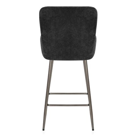 Albany Bar Stool Black Fabric