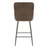 Albany Bar Stool Brown Fabric