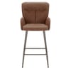 Albany Bar Stool Rust Fabric