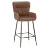 Albany Bar Stool Rust Fabric