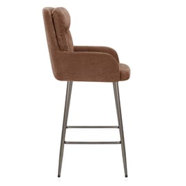 Albany Bar Stool Rust Fabric