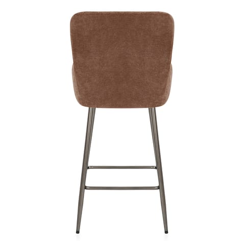 Albany Bar Stool Rust Fabric