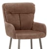 Albany Bar Stool Rust Fabric