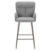 Albany Bar Stool Grey Fabric