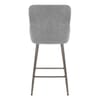 Albany Bar Stool Grey Fabric