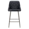 Brisbane Real Leather Stool Antique Slate