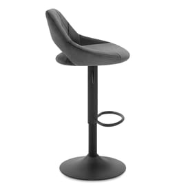 Nadia Bar Stool Charcoal Velvet