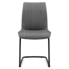 Adele Dining Chair Grey Fabric