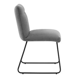 Milo Dining Chair Grey Fabric