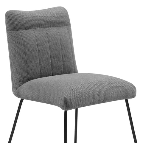 Milo Dining Chair Grey Fabric