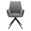 Neve Arm Chair Grey Fabric