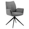 Neve Arm Chair Grey Fabric