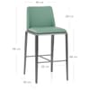 Elise Bar Stool Green