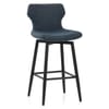 Elle Bar Stool Dark Blue Fabric