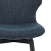 Elle Bar Stool Dark Blue Fabric