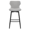 Elle Bar Stool Light Grey Fabric