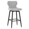 Elle Bar Stool Light Grey Fabric