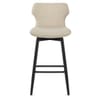 Elle Bar Stool Beige Fabric