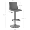 Alto Bar Stool Dark Grey