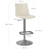 Alto Bar Stool Ivory