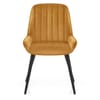 Mustang Chair Mustard Velvet