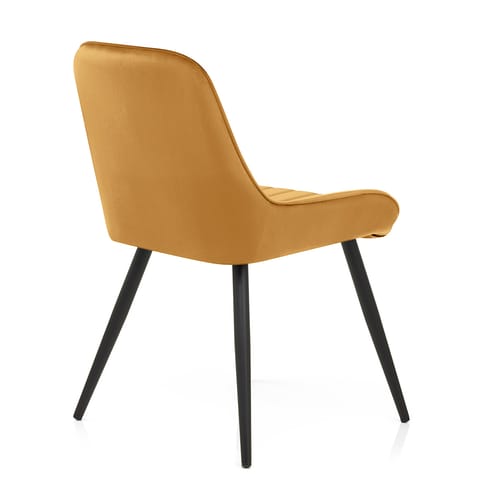 Mustang Chair Mustard Velvet