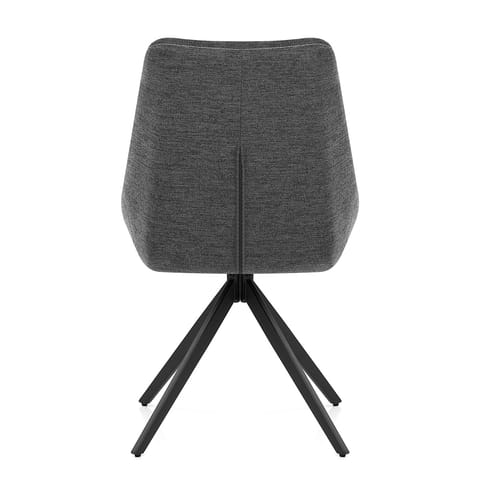 Nova Dining Chair Charcoal Fabric